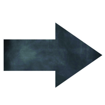 Arrow chalkboard