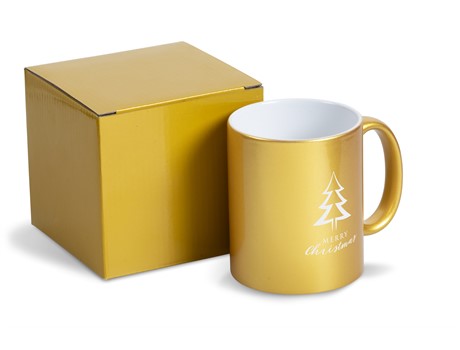 Personalised mug gold