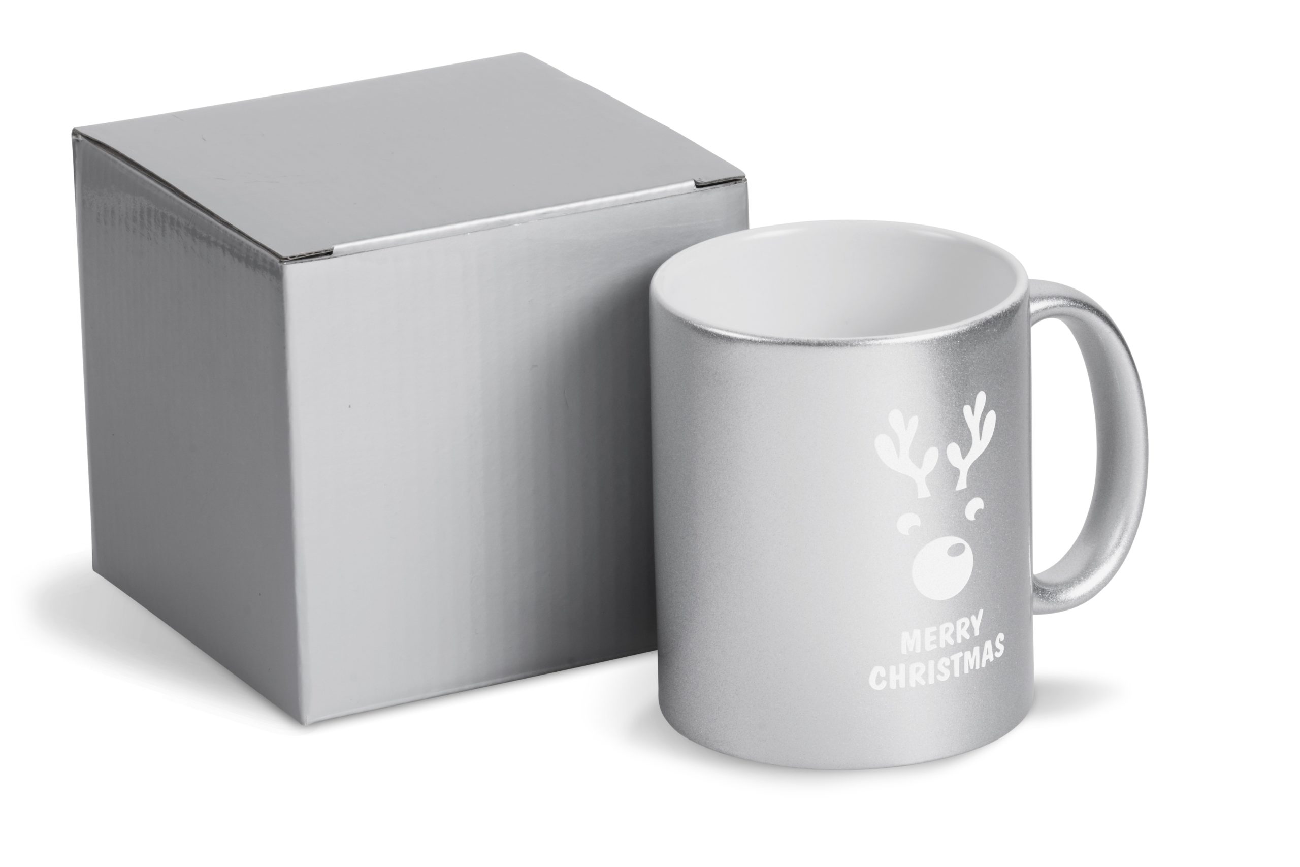 Personalised mug silver