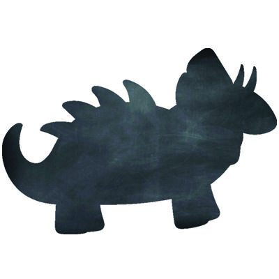 Chalkboard dinosaur