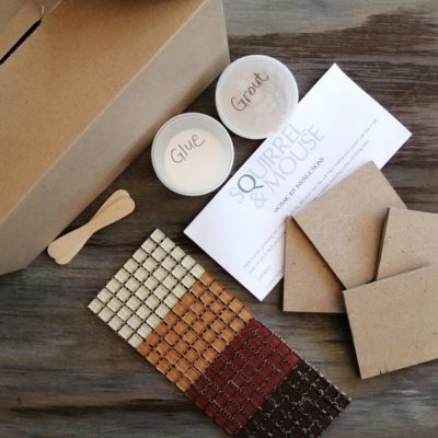 Mosaic coaster kit