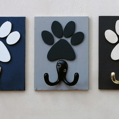 Paw Print Hook Boards