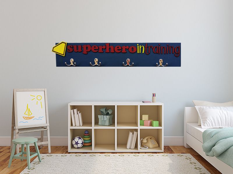 Superhero Hook Board
