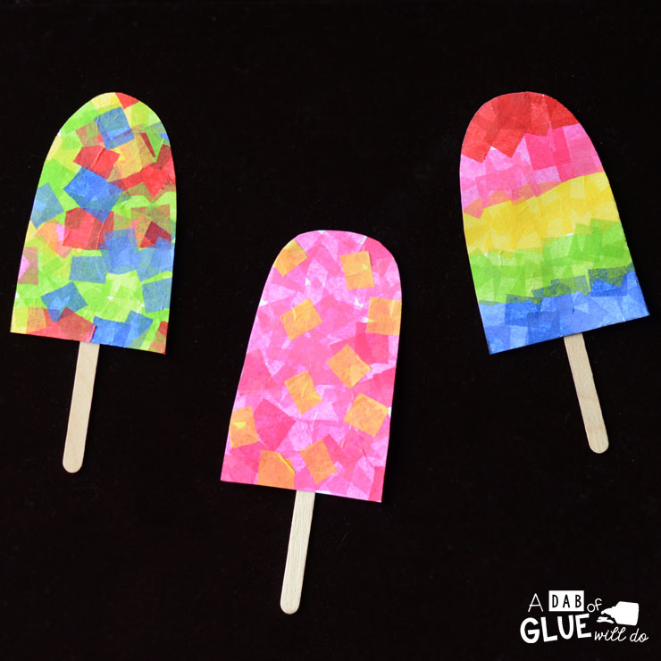 Ice lolly mixed media